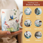 Maison d' Hermine Coffee Mug with Handles Tea Cups (15 Ounce, Pack of 1) | Fine Bone China Coffee Mugs for Hot Beverages Cappuccino Latte Home Restaurant Hotel Spring Summer -Tropiques - Colibris
