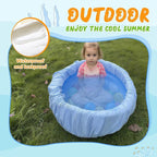Foam Ball Pit, 35 inch x 12 Inch Outdoor Swimming Pool for Kids, Indoor Playground Ball Pool, Ideal Gift for Children - Ball Not Included...