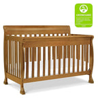 DaVinci Kalani 4-in-1 Convertible Crib in Chestnut, Greenguard Gold Certified