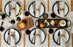 Solino Home Linen Light Natural Table Runner 60 Inches - Classic Hemstitch, 100% Pure Linen Coffee Table Runner 14 x 60 Inch Ideal for Dresser Tables - Fall, Autumn, Halloween, Thanksgiving