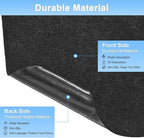 Outdoor Storage Shed Mat, 5 x 3 FT Garage Floor Mats with Reusable, Washable, Non Slip, Durable for Protects Garage Floors/Driveways/Entrance Doors/Deck [Gray]