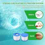 4-6 Person Inflatable Hot Tub, Polygon Portable Blow Up Hot Tub, Leak-Proof PVC Outdoor Spa with 130 Strong Air Jets, Heater Pump and Insulated Cover, 77” X 77”X 25”