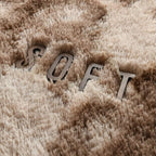 5x8 Large Area Rugs for Living Room, Super Soft Fluffy Modern Bedroom Rug, Tie-Dyed Brown Indoor Shag Fuzzy Carpets for Girls Kids Nursery Room Home Decor