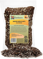 Gardenera Indoor Herb Soil Mixture - Specially Blended for Growing Kitchen Plants, 4 Quart Bag