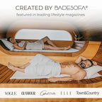 SAUNASOFA™ Sauna Mat & Pillow Set – 3 Person Sauna seat Cushion with Pillow – Heat-Resistant Sauna kit for Infrared or Finnish saunas in Grey