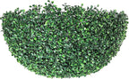 VEVOR 2 Pcs 20” Artificial Plant Topiary Ball, Faux Boxwood Balls with 2 LED Light String, All-Year Green Faux Plant Decorative Balls for Backyard, Balcony,Garden, Wedding and Home Décor