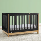 GAP babyGap Tate 4-in-1 Convertible Crib - Greenguard Gold Certified, Ebony/Natural