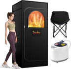 Portable Steam Sauna for Home,Personal Steam Room,Sauna Box,Home Sauna,Steam Sauna Tent for Steam Detox Relaxation Spa (Aluminum Film)