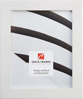 Craig Frames Bauhaus 125, 8.5x11 Picture Frame, Melinga White Oak