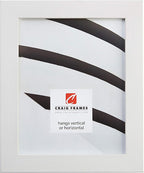 Craig Frames Bauhaus 125, 24x36 Picture Frame, Melinga White Oak