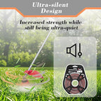 Cluparis 1-Pound Heavy Duty Sawtooth 095 Trimmer Line, Heavy Duty Sawtooth Weed Wacker String 0.095, Weed Eater String .095 inch-by-285ft-1lb Dual Core String Serrated Trimmer Line with Line Cutter