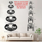 Custom Hockey LED Wall Sign – Personalized Ice Hockey Helmet & Sticks Neon Sign, 16-Color LED with Remote Control, Hockey Decor for Boys Room, Man Cave, Sports Fans
