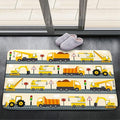 Construction Rug Car Rug Construction Rugs for Boys Room Cartoon Truck Area Rug Construction Play Mat Car Rug for Boys Room Construction Decor for Boys Room 2'×3'