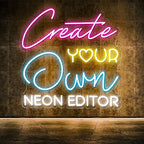 Custom Neon Signs for Wall Decor, CUSTOMNEON Personalized Neon Signs Customizable for Wedding Birthday Prom Party, Custom Neon Lights for Bedroom Bar Studio Beauty Salon Business Shop