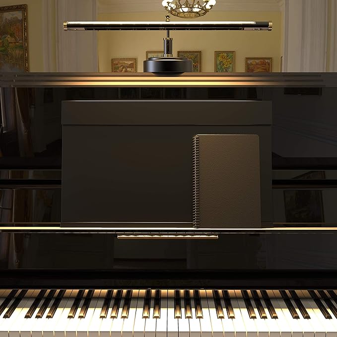 Cocoweb 4" Height Piano Desk Lamp - Antique Brass - PLED101ABD