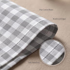 Urban Villa Cloth Napkins Cotton 20x20 (Set of 12) Grey