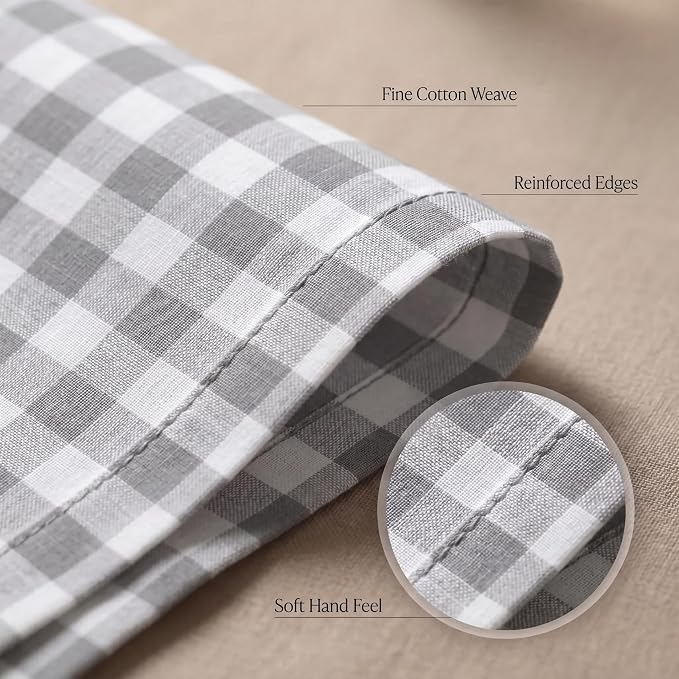 Urban Villa Cloth Napkins Cotton 20x20 (Set of 12) Grey