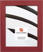 Craig Frames 14 by 18-Inch Picture Frame, Smooth Wrap Finish, 1.25-Inch Wide, Red