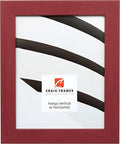 Craig Frames 16x22 Red Picture Frame, Wall Decor for Art and Photos | A lightweight, shatter resistant acrylic front, made in the USA for a gallery display