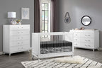 Oxford Baby Holland Modern 3-in-1 Island Crib to Toddler Bed Guard Rail Conversion Kit, Snow White, GreenGuard Gold Certified