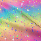 Twin Bedding Set Teen Girls, Galaxy Twinkle Comforter for Kids, Colorful Rainbow Bedding Set for All Season (Twin, 2 Pieces)
