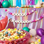 GOGOSO Ball Pit Balls Stars Moon Shapes Plastic Pitballs for Toddler Play Tent Baby Photo Props Kids Pool Water Toys Kiddie Pool Party Decor,Pink Blue Coffee,100pcs