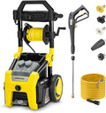 Kärcher Pressure Washer K2300PS, CETA Certified, 4 Spray Nozzles, Detergent Tank, Hose Reel, for Cars, Driveways, Siding, Patios, 1.2 GPM