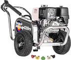 Simpson Cleaning 4200 PSI Gas Pressure Washer, 4.0 GPM Power Washer for Commercial Use, Honda Engine, 50-Foot Hose, Aluminum Water Blaster, 49-State (ALWB60828)