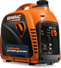 Generac 2,500-Watt Gas Powered Portable Inverter Generator - Lightweight and Compact Design - Produces Clean, Stable Power - Quiet Operation - Great for Home Backup, Camping, and RV Use