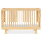 babyletto Hudson 3-in-1 Convertible Crib with Toddler Bed Conversion Kit in Natural, Greenguard Gold Certified