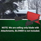 Throwerblade Snowplow Kit with (Blade, and Hardware Included) – Heavy-Duty Snow Plow Blade - Quick & Efficient Snow Removal - Snow Plow Attachment for Snowblowers- 22 to 32-inch 2-Stage and 3 Stage