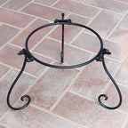 7.5" H Short Multi-Purpose Metal Bird Bath Stand Flower Pot Stand Plant Stand, Suitable for Home Garden Indoor and Outdoor Bird Bath Stands.