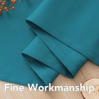 H.VERSAILTEX Thermal Insulated Blackout Curtains Innovated Microfiber Formaldehyde-Free Window Panels for Nursery, Grommet,52 by 84 - Inch - Turquoise Blue - Set of 2