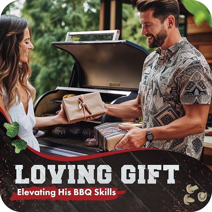 KITCHEN PERFECTION XL Silicone Smoker Oven Gloves-Extreme Heat Resistant BBQ Gloves-Handle Hot Food Right on Your Grill Fryer&Pit|Waterproof Grilling Cooking Baking Mitts|Superior Value Set+3 Bonuses | Waterproof, 5-Finger Design For A Better Grip, for...