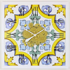 The Gears Clock Wall Clock Italy Collection with Moving Gears (Minori, 36 inch Square)
