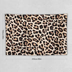 HZOHNAGO Leopard Print Tapestry Rustic Brown Leopard Wild Animal Printed Wall Tapestry Painting Wall Hanging for Bedroom Living Room Dorm 90" W x 60" H