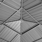 TOOLPORT Hardtop Gazebo 13x13 ft with Steel Roof - 4 Side Panels in Champagne - Approx. 3.54x3.54 in Aluminium Poles