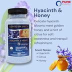 Hyacinth Honey Aromatherapy Spa Shock for Hot Tubs & Spas | Non-Chlorine Oxidizing Hot Tub Shock Treatment | Compatible with Bromine Tablets & Chlorine | Neutralizes Odors & Clarifies Water (2 lbs)