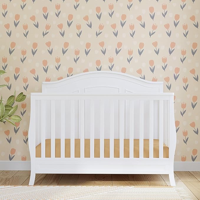 DaVinci Emmett 4-in-1 Convertible Crib in White, Greenguard Gold Certified