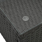 7 Piece Patio, Outdoor Furniture Sectional Sofa Rattan Wicker Conversation Set with Coffee Table and Water-resistant Cushion for Backyard Porch Balcony, B-Dark Gray d