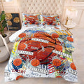 Tailor Shop Basketball Comforter Sets Queen Size, Basketball Bedding Sets for Kids Boys Teens,Sport Comforter Sets with 1 Comforter 2 Pillowcases……