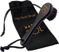 Dry Facial Brush, Exfoliating Face Brush, High Quality Beechwood, Supports Lymphatic Drainage, Natural Face Brush