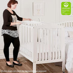 3-in-1 Folding Portable Crib, Natural, Large