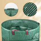 CAMPFIRE 3 Pack 72gallon Garden Waste Bags (H30, D26 Inches) With Handles, Heavy Duty Leaf Bags, Reusable Lawn Garden Bags And Yard Waste Bags, Suitable For Leaf Collectors