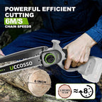 Mini Chainsaw Cordless, Electric ChainSaw for Makit a 18V Battery, 6 Inch Handheld Small Pruning Chain saw, Portable Chainsaw For Tree Trimming, Wood Cutting, DIY Gift, Women(Battery Not Included)