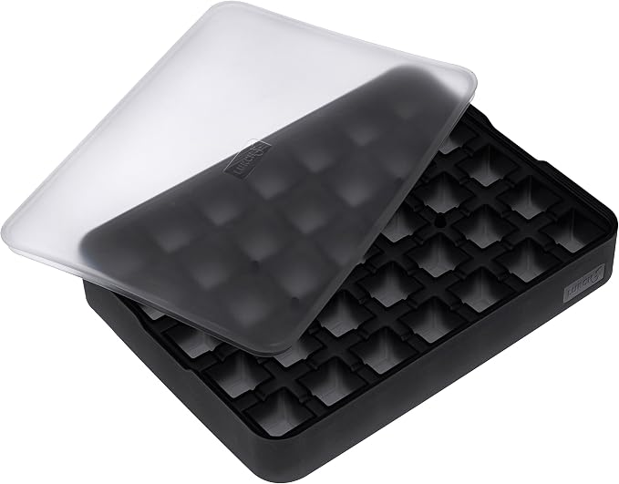 LURCH Germany ICE Former Cube - Silicone Tray for 35 Ice Cubes (0.8x0.8'')