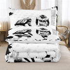 Bodhi Football Comforter Set King for Boys Kids American Football Bedding Set Sport Football Player Comforter,American Football Comforter with Pillowcase,King Size #4002