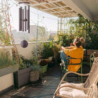 Wind Chimes for Outside, 36'' Wind Chime Outdoors Deep Tone Unique Wind Chimes Outdoor Clearance, Gifts for Mother's Day/Housewarming/Christmas