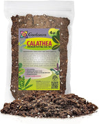 Gardenera Calathea Potting Mix - Promote Strong Roots and Captivating Patterns with Our Premium Blend - 4 Quart
