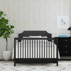 DaVinci Chloe Regency 4-in-1 Convertible Crib in Ebony, Greenguard Gold Certified